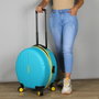 Zoozie Bags Maleta Turquesa 100% ABS